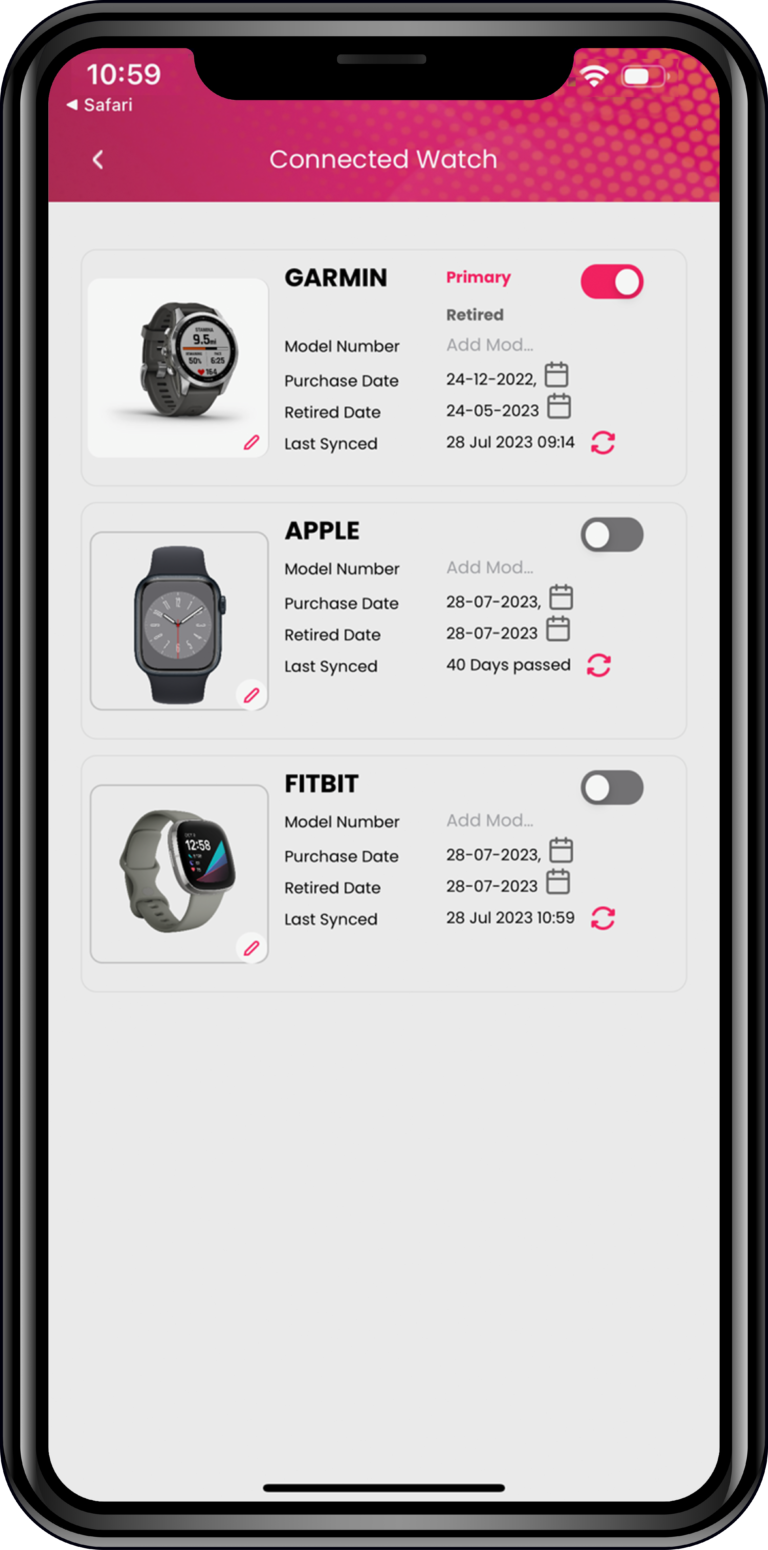 Features of Fitness Tracker app for iPhone and Android 37CELLS